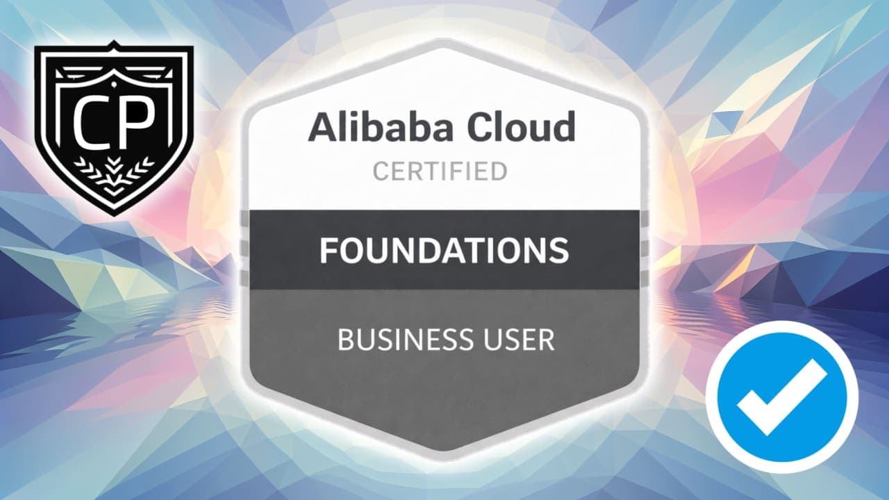 Alibaba Cloud Foundations Business User certification preparation resources