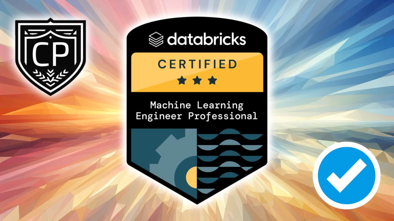 Databricks Certified Machine Learning Professional certification preparation resources