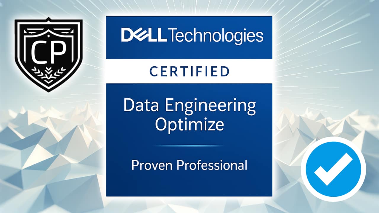 Dell Data Engineering Optimize certification preparation resources