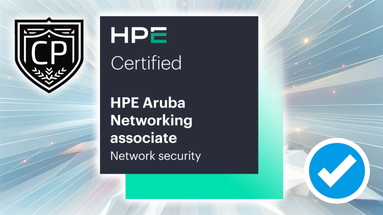 HPE Aruba Networking Certified Associate Network Security Certification