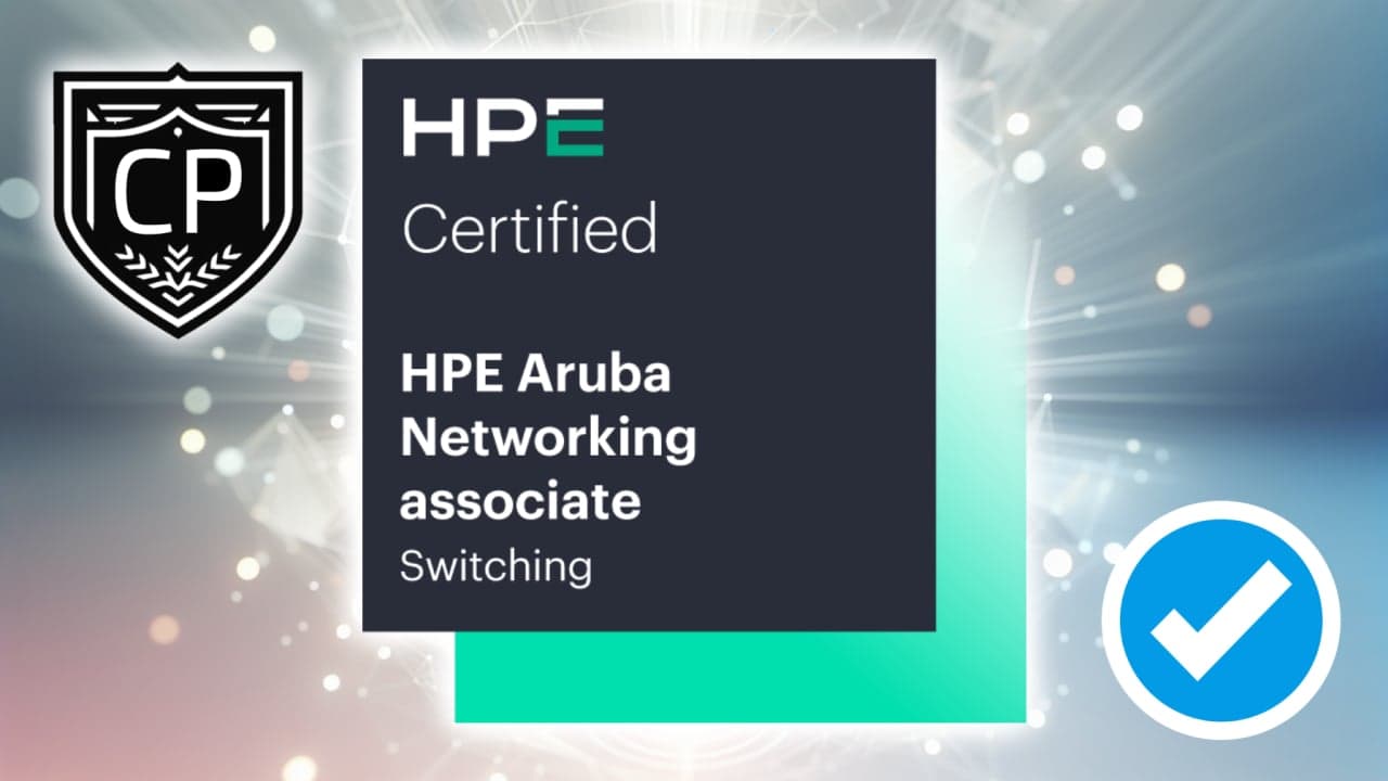 HPE Aruba Networking Certified Associate Switching certification preparation resources