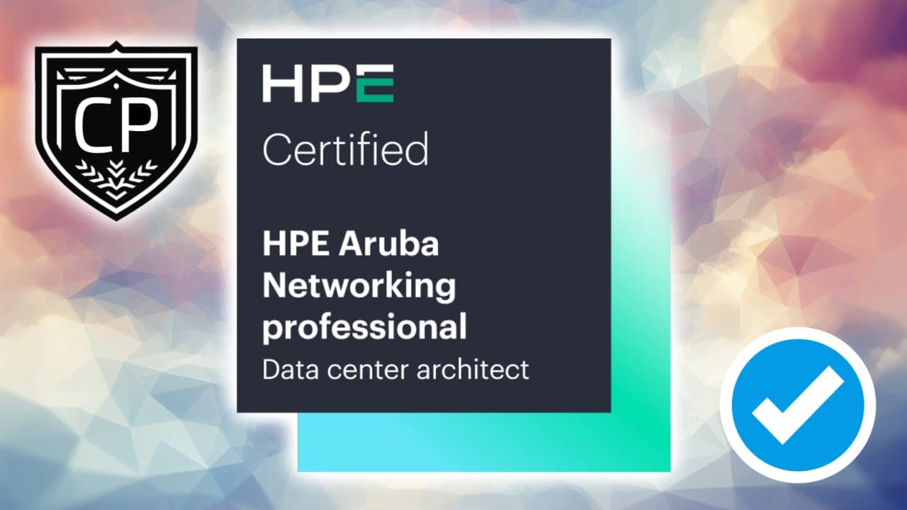 HPE Aruba Networking Certified Professional Data Center Architect certification preparation resources