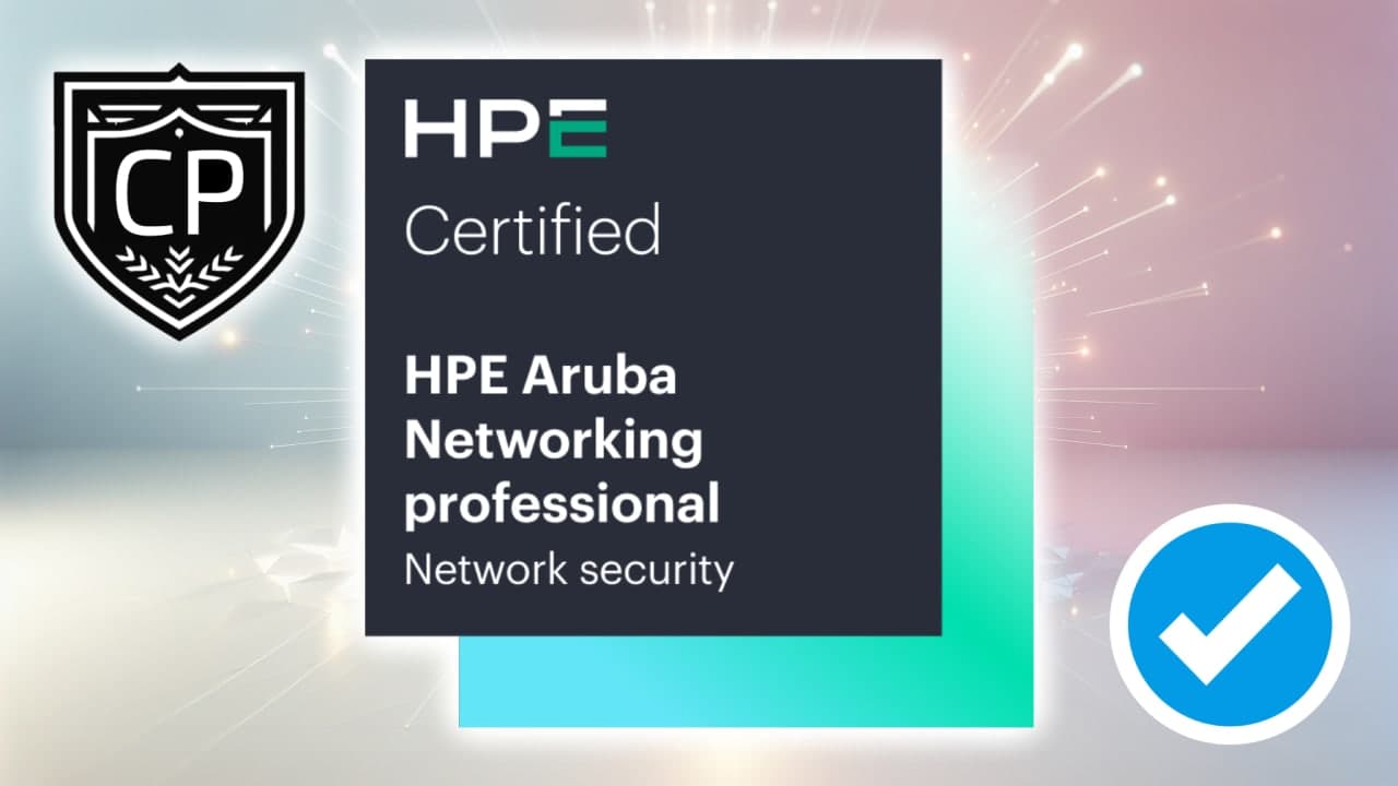 HPE Aruba Networking Certified Professional Network Security certification preparation resources