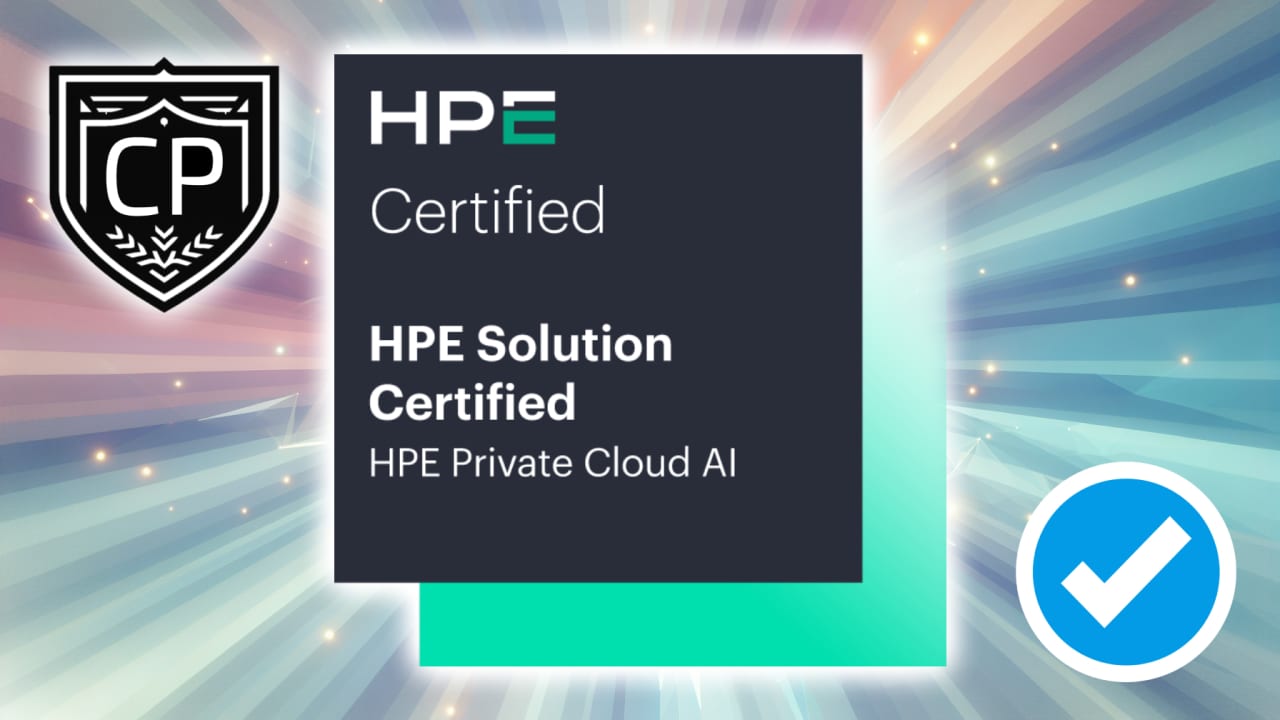 HPE Solution Certified Private Cloud AI Certification