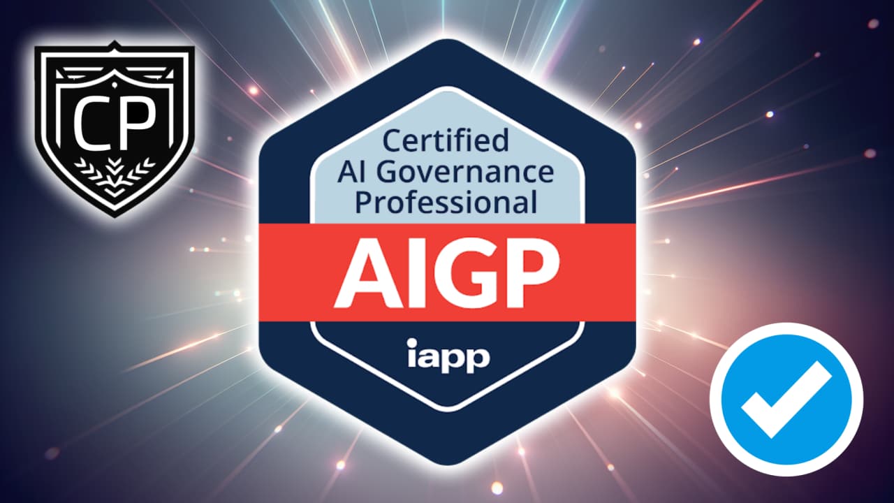 IAPP Certified AI Governance Professional AIGP Certification