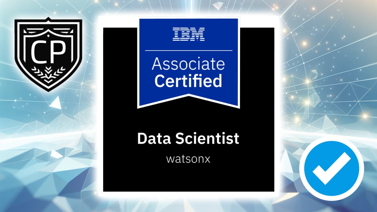 IBM Certified watsonx Data Scientist Associate Certification