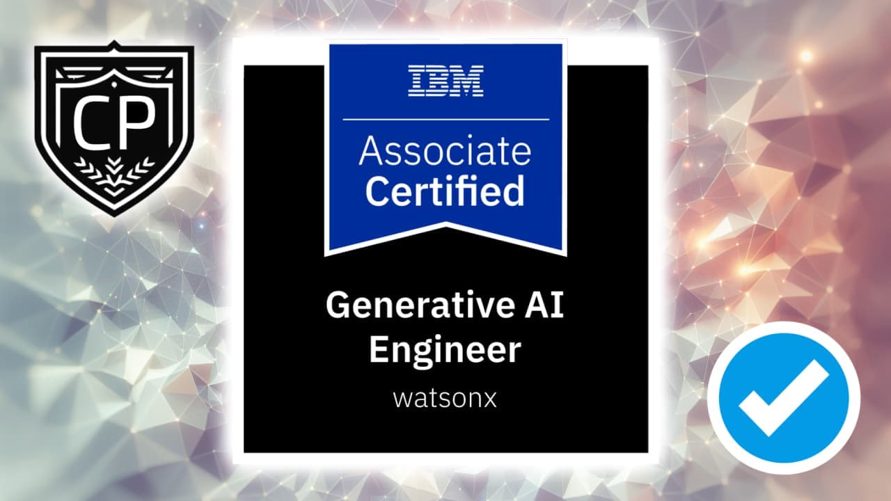 IBM Certified watsonx Generative AI Engineer Associate certification preparation resources