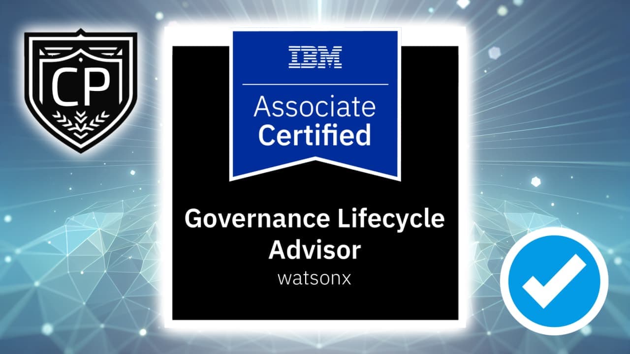 IBM Certified watsonx Governance Lifecycle Advisor Associate certification preparation resources