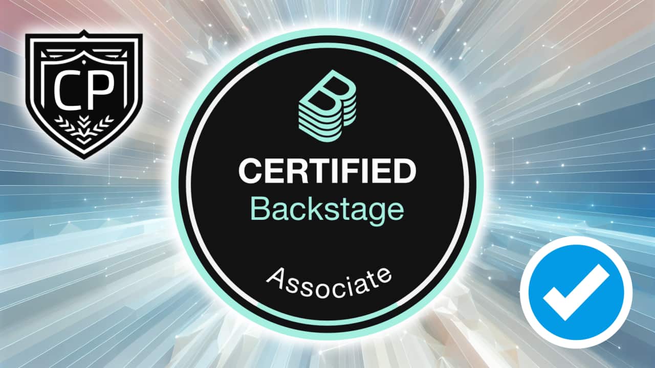 Kubernetes and Cloud Native Certified Backstage Associate CBA Certification