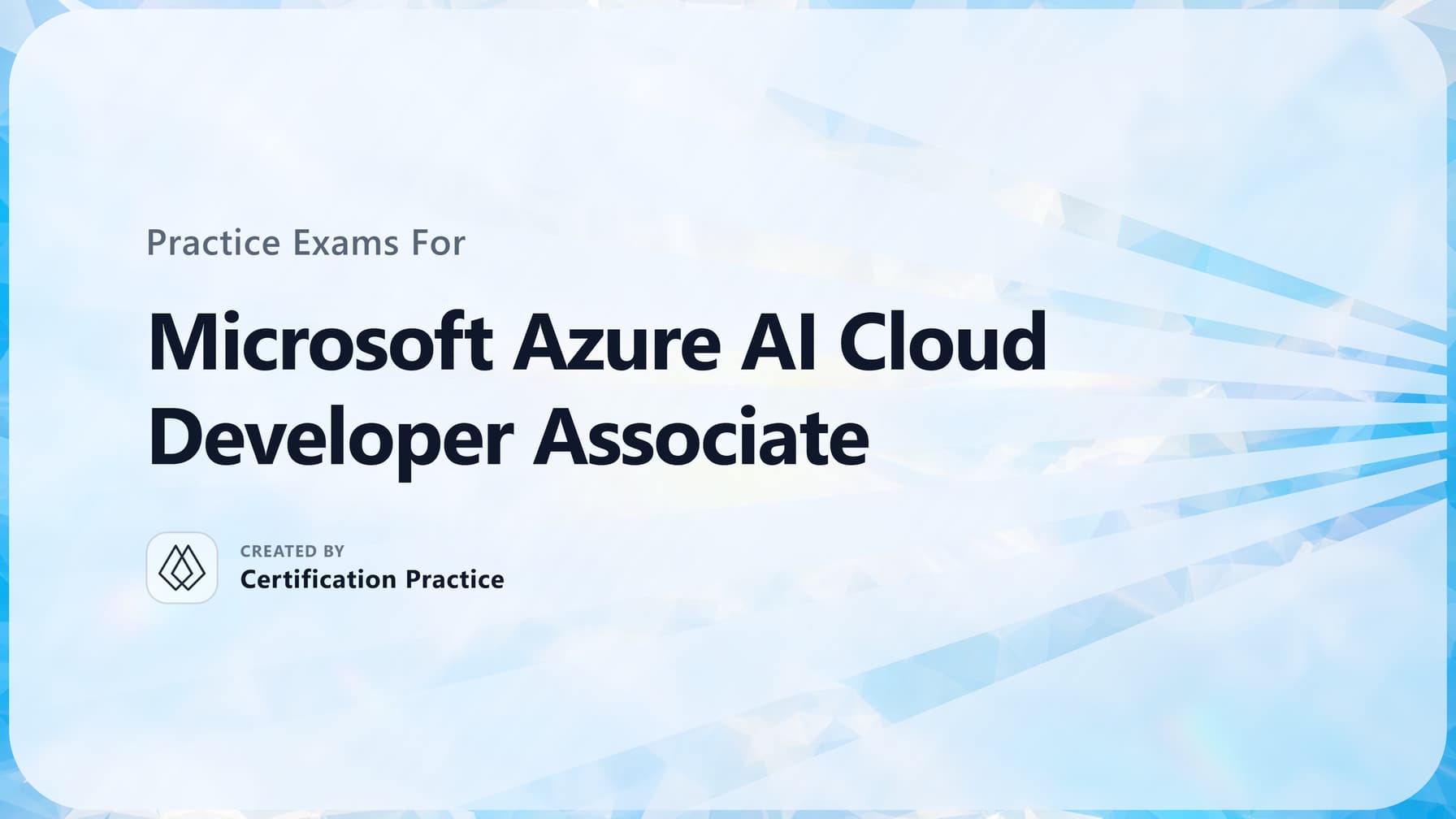 Microsoft Azure AI Cloud Developer Associate Certification