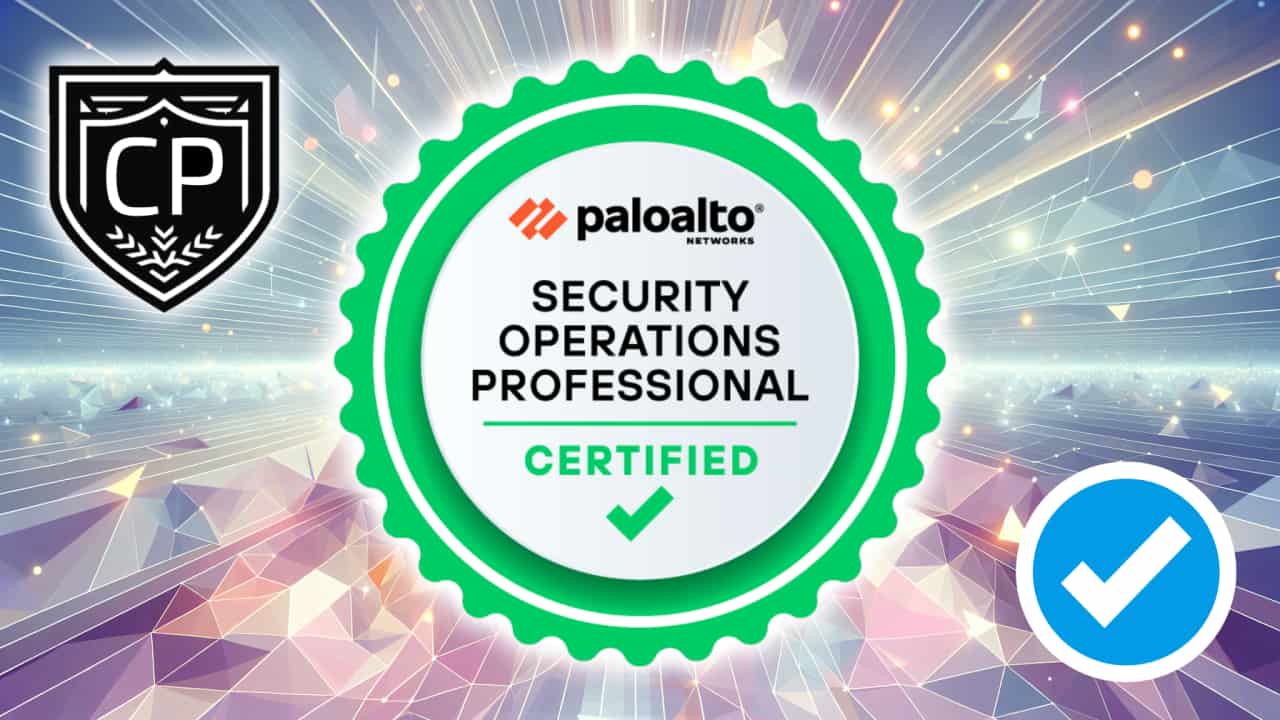Palo Alto Networks Certified Security Operations Professional Certification