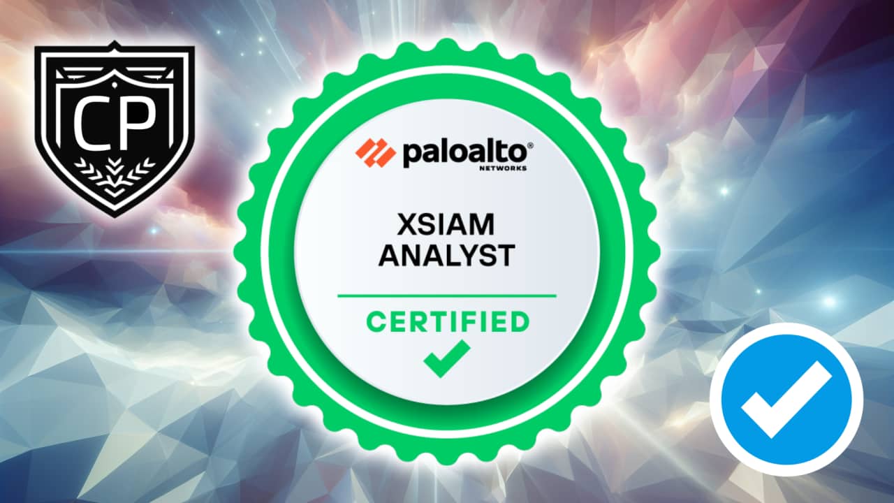 Palo Alto Networks Certified XSIAM Analyst Certification