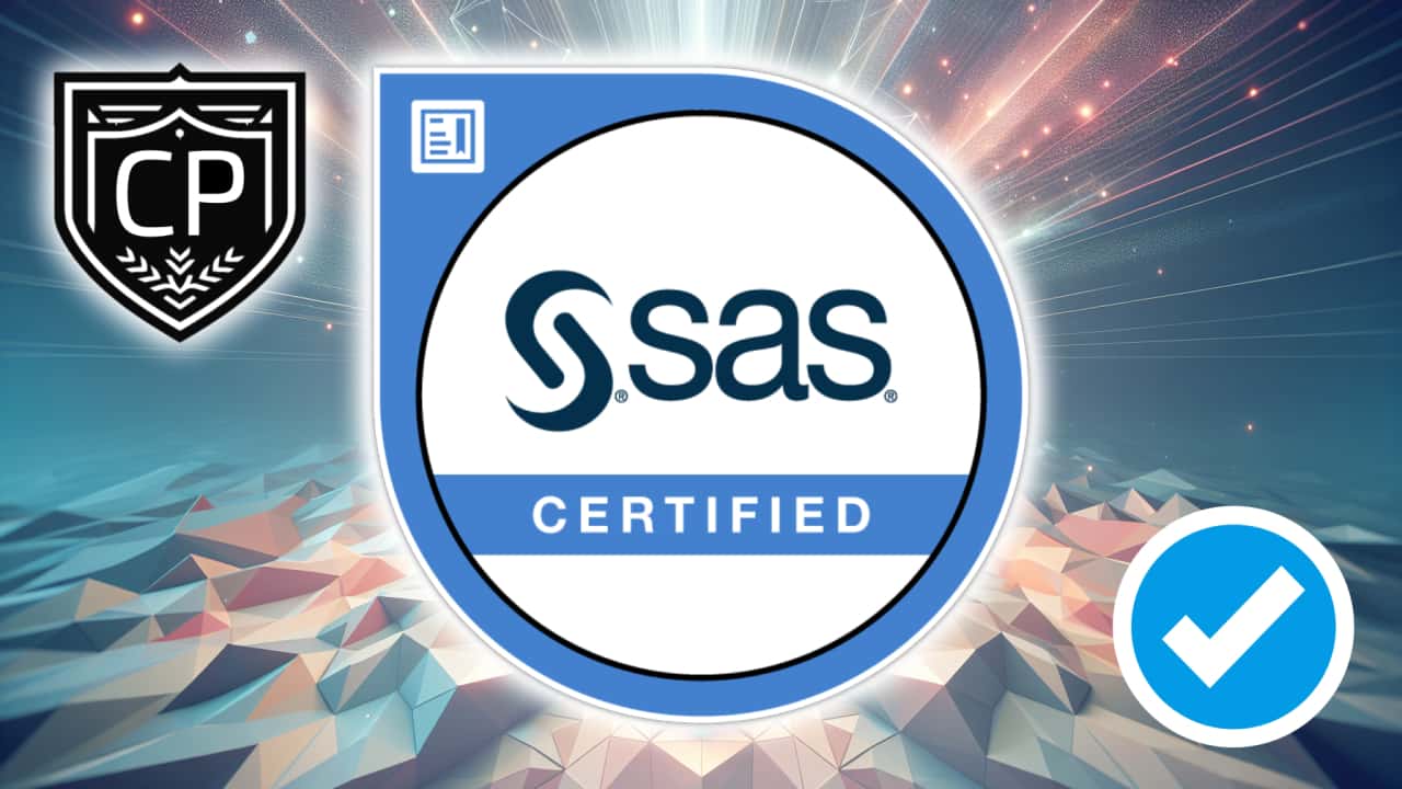 SAS Certified Specialist Machine Learning Using SAS Viya Certification