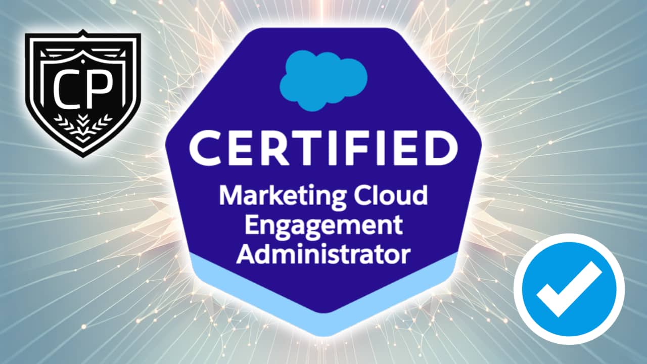 Salesforce Certified Marketing Cloud Engagement Administrator certification preparation resources