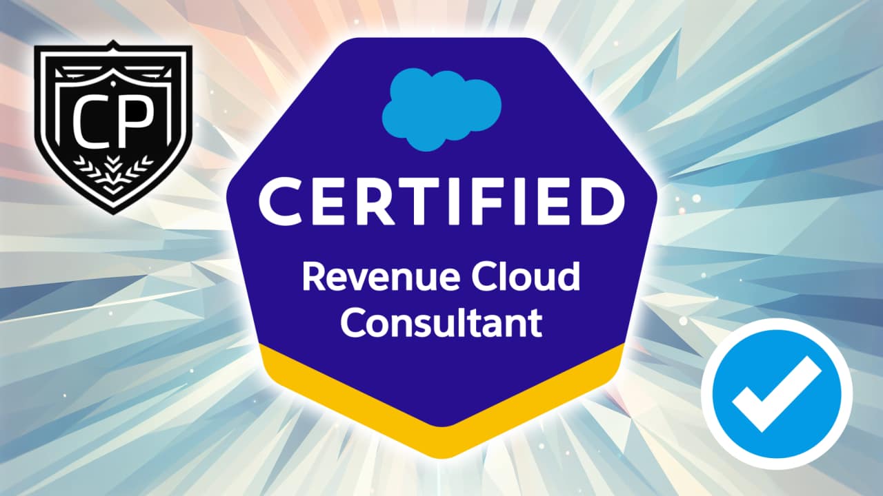 Salesforce Certified Revenue Cloud Consultant certification preparation resources