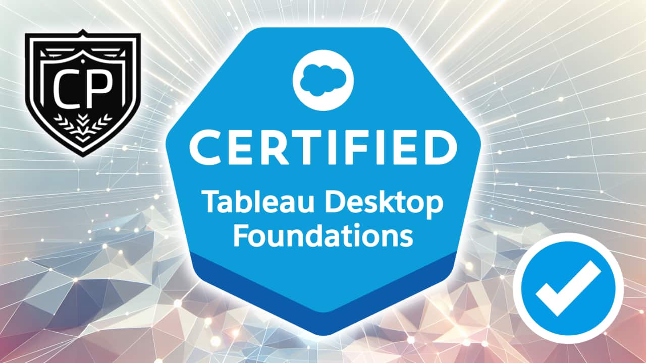 Salesforce Certified Tableau Desktop Foundations Certification