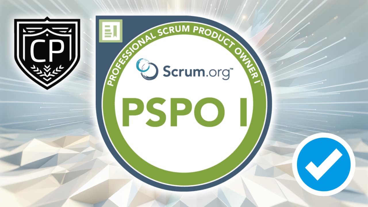 Scrum Org Professional Scrum Product Owner I certification preparation resources