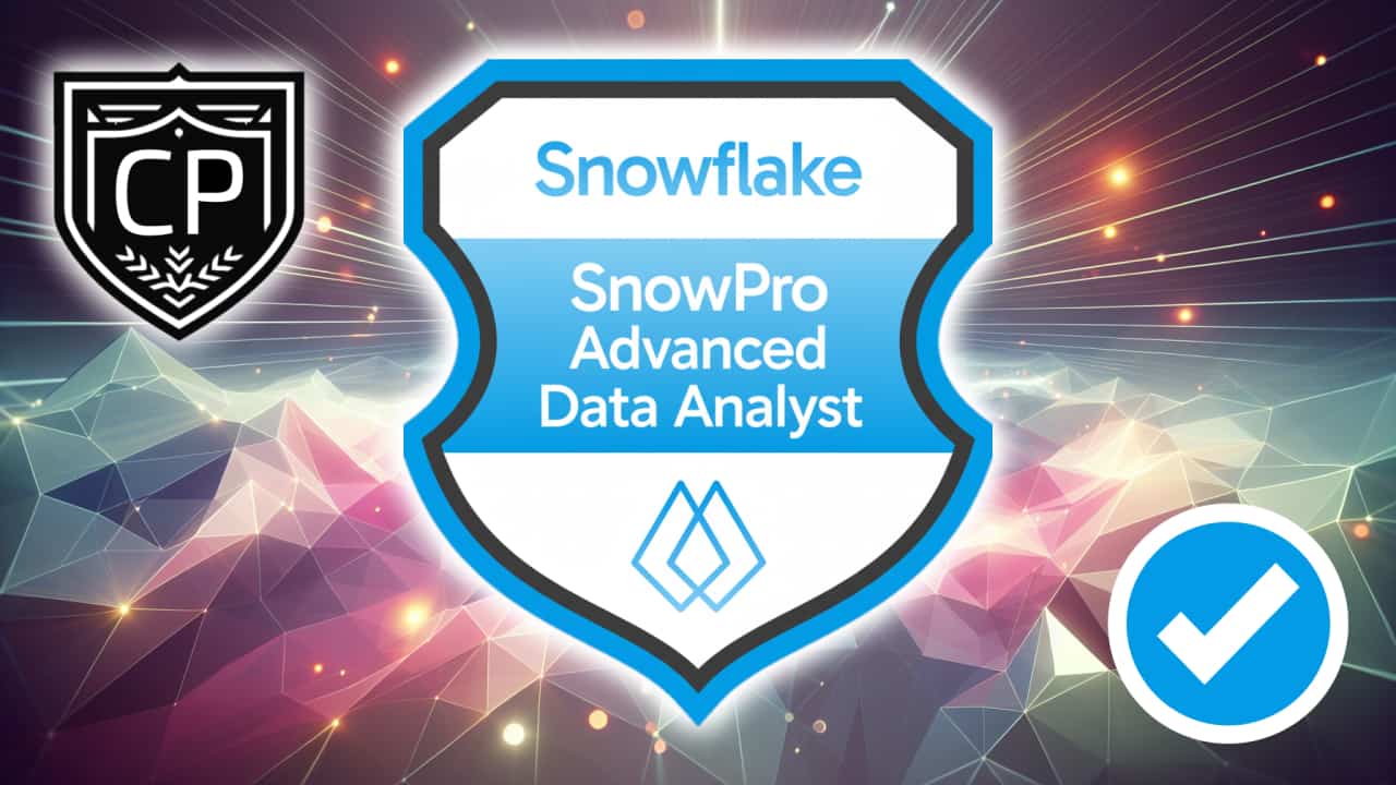Snowflake SnowPro Advanced Data Analyst Certification
