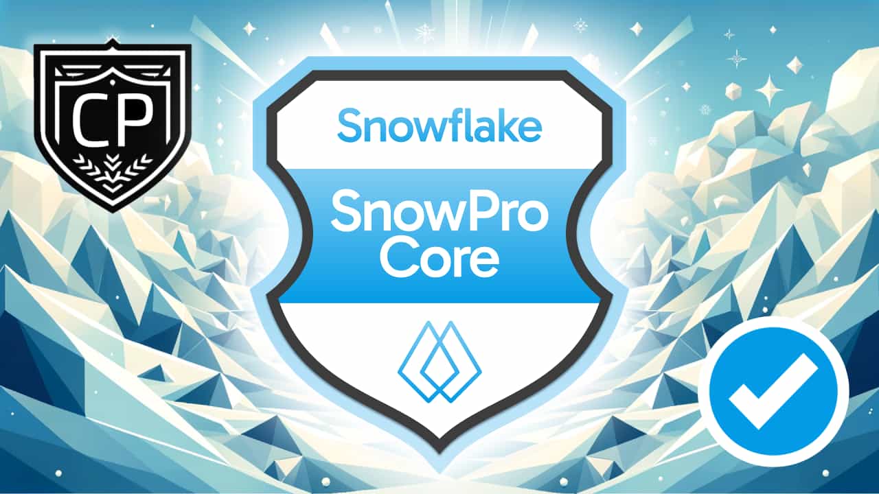 Snowflake SnowPro Core certification preparation resources