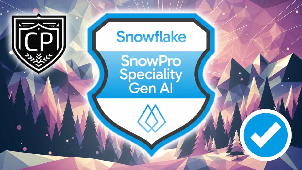 Snowflake SnowPro Specialty Gen AI certification preparation resources