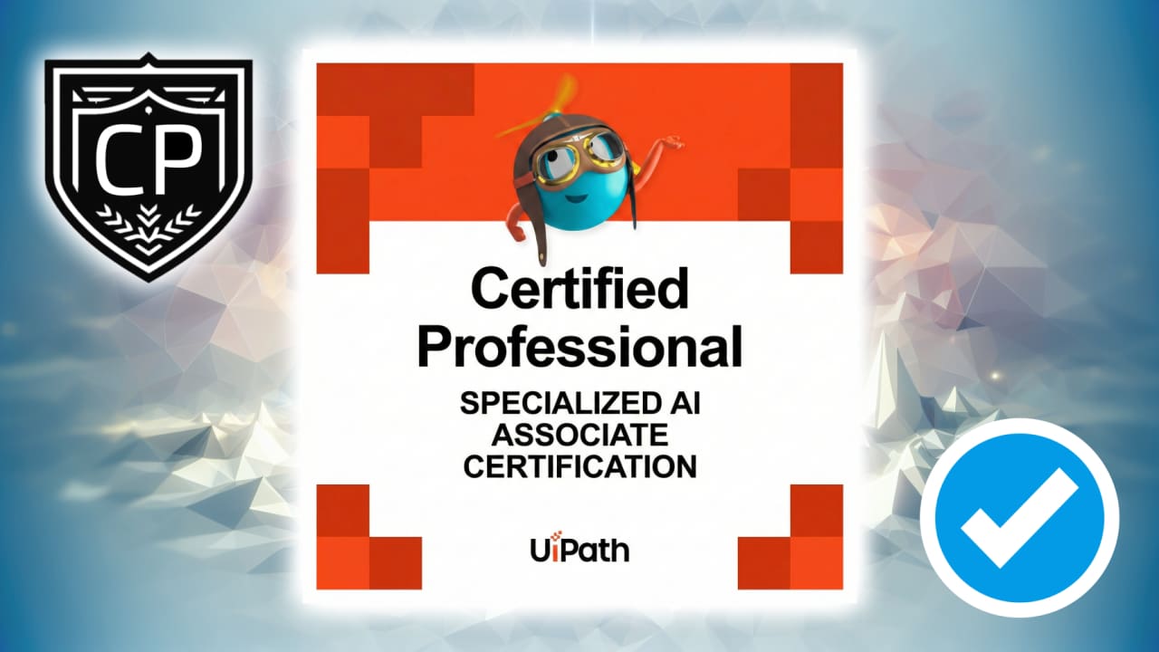 UiPath Certified Professional Specialized AI Associate Certification