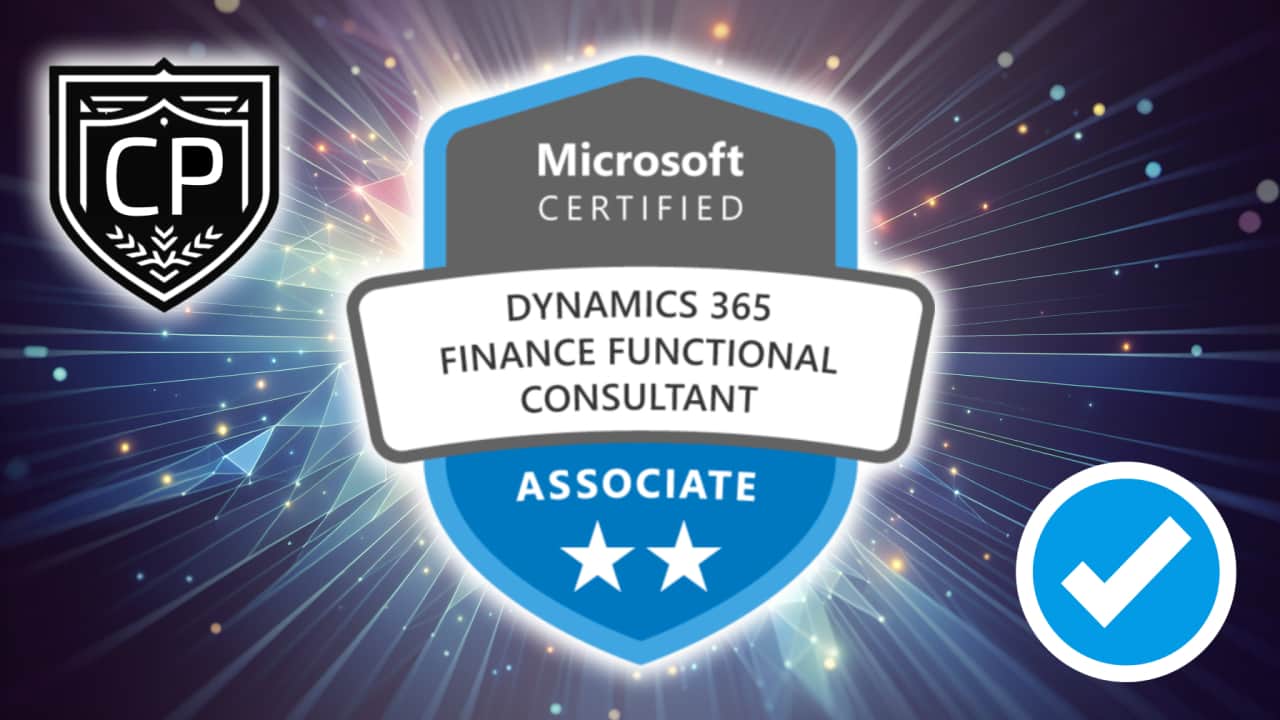 Microsoft Dynamics 365 Finance Functional Consultant Associate Quick