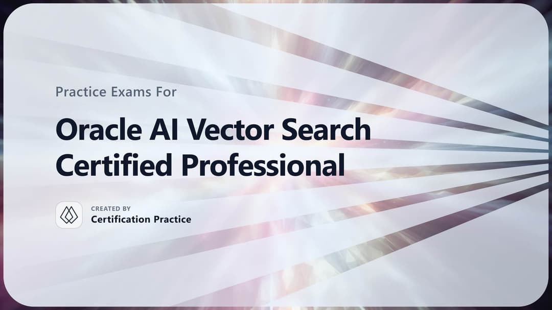 Oracle Practice Icon Oracle Cloud Infrastructure AI Foundations Associate Quick Facts (2025)
