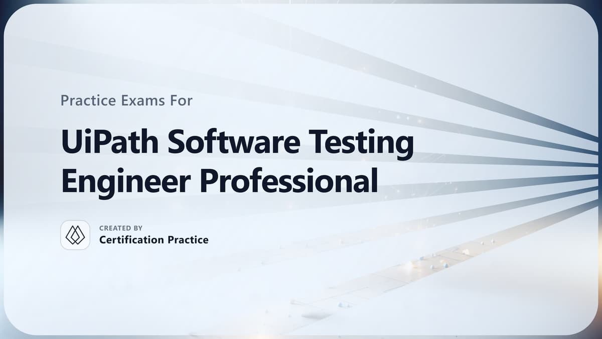 UiPath Certification Resources (2026) | Certification Practice